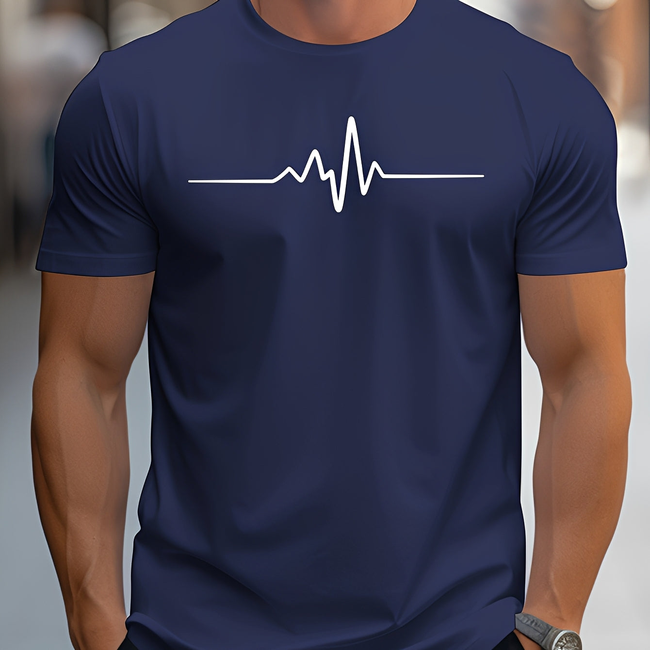Russell - Slim-Fit T-Shirt mit Print für Herren
