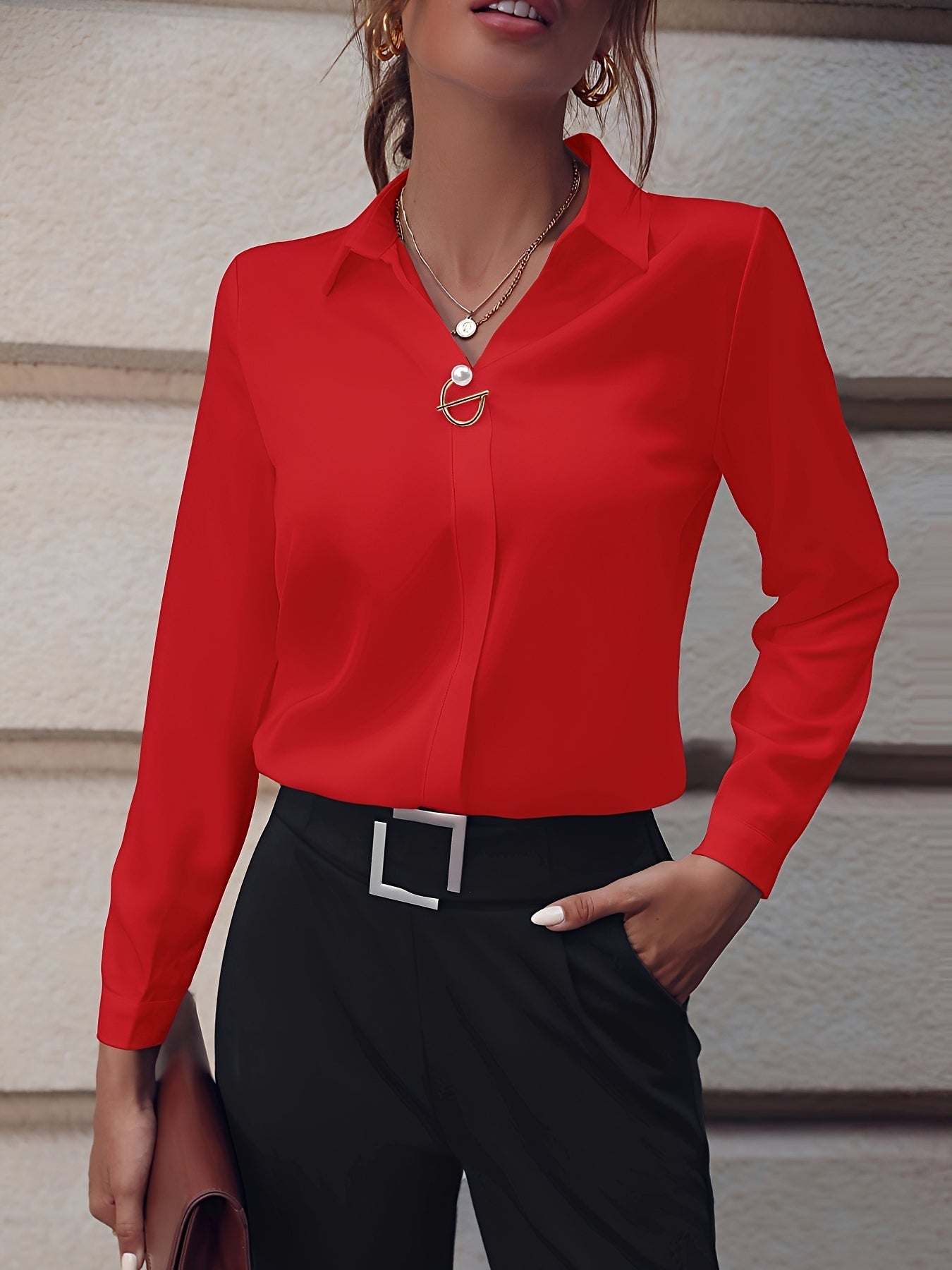 Erica - Elegantes Langarmhemd