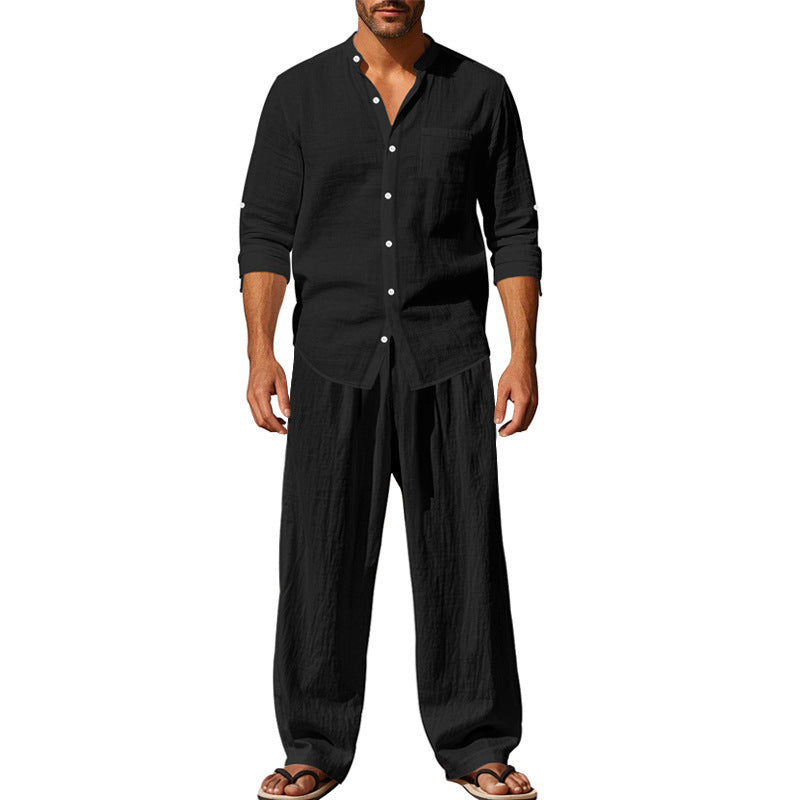 Gerald - Bequemes Set aus Langarmshirt und Hose für Herren