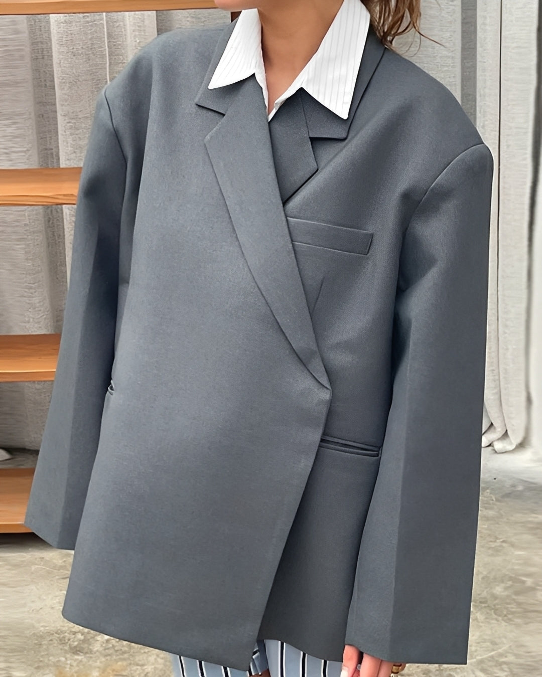 Carolyn - Komfortabel geschnittener, weiter Blazer