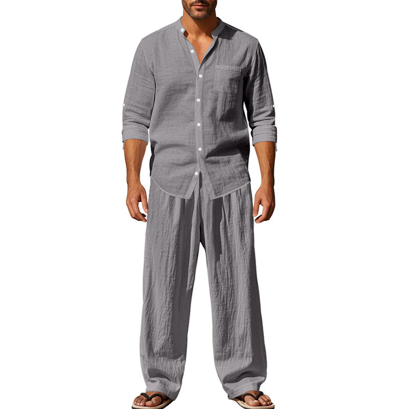 Gerald - Bequemes Set aus Langarmshirt und Hose für Herren