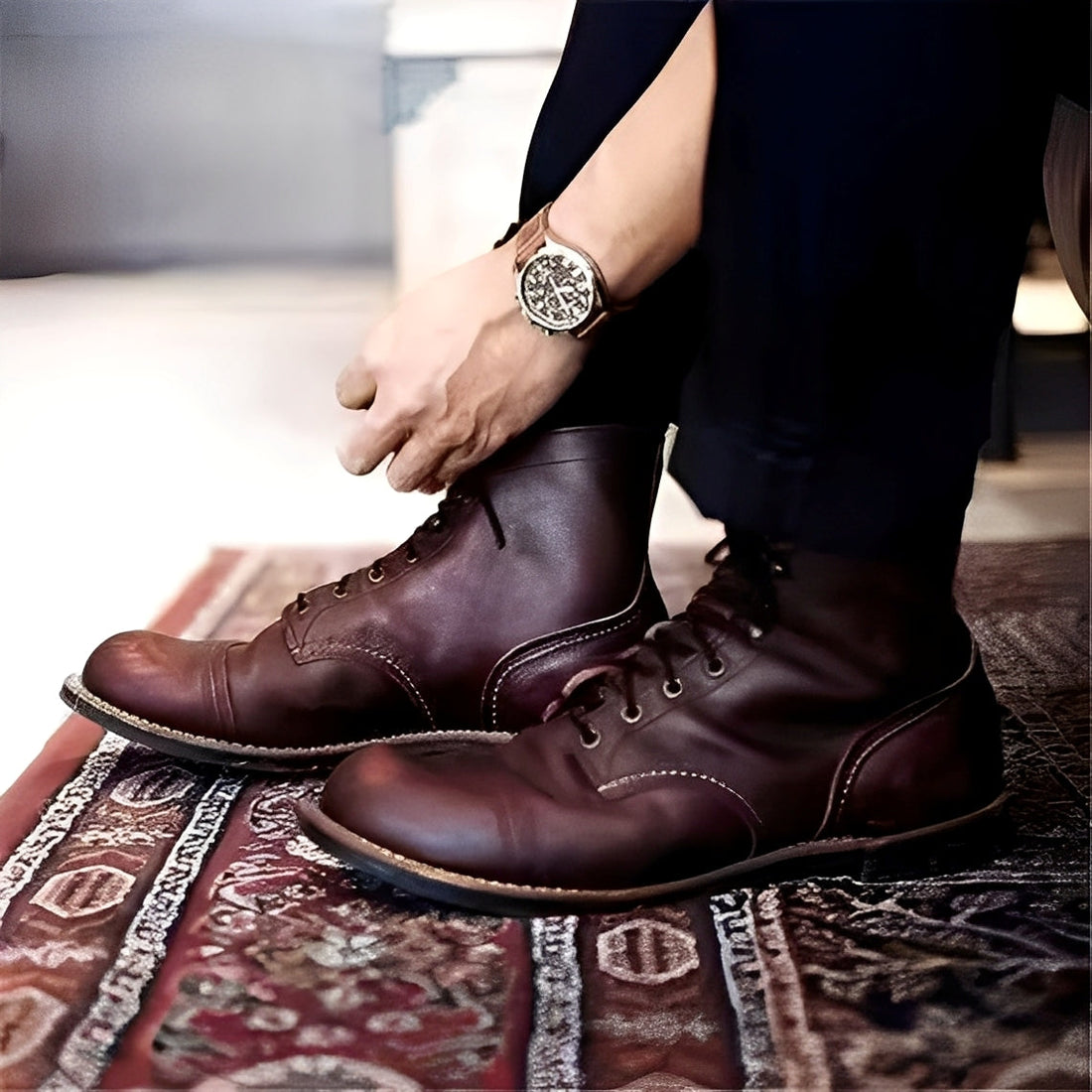 Garrick - Robuste Retro-Stiefel für Herren