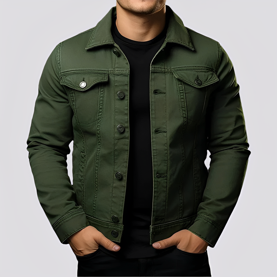 Maxwell - Klassische Herrenjacke aus strapazierfähigem Material