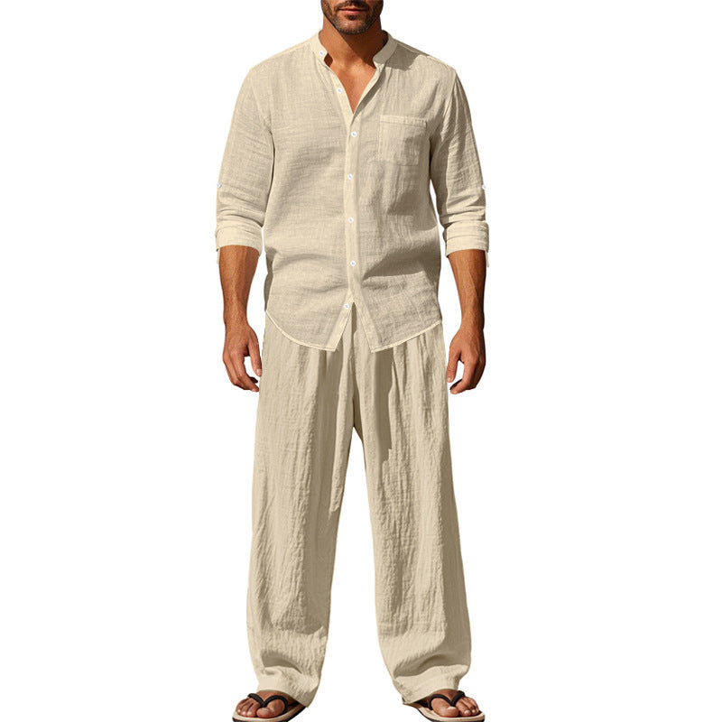 Gerald - Bequemes Set aus Langarmshirt und Hose für Herren