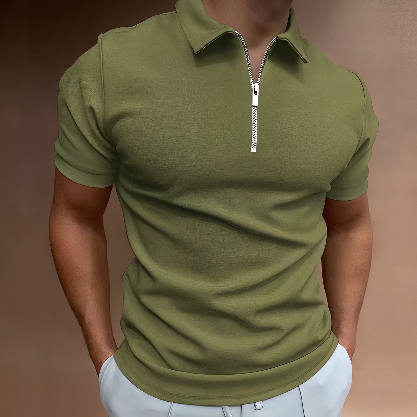Carlos - Stilvolles Herren-Polohemd mit Zipper