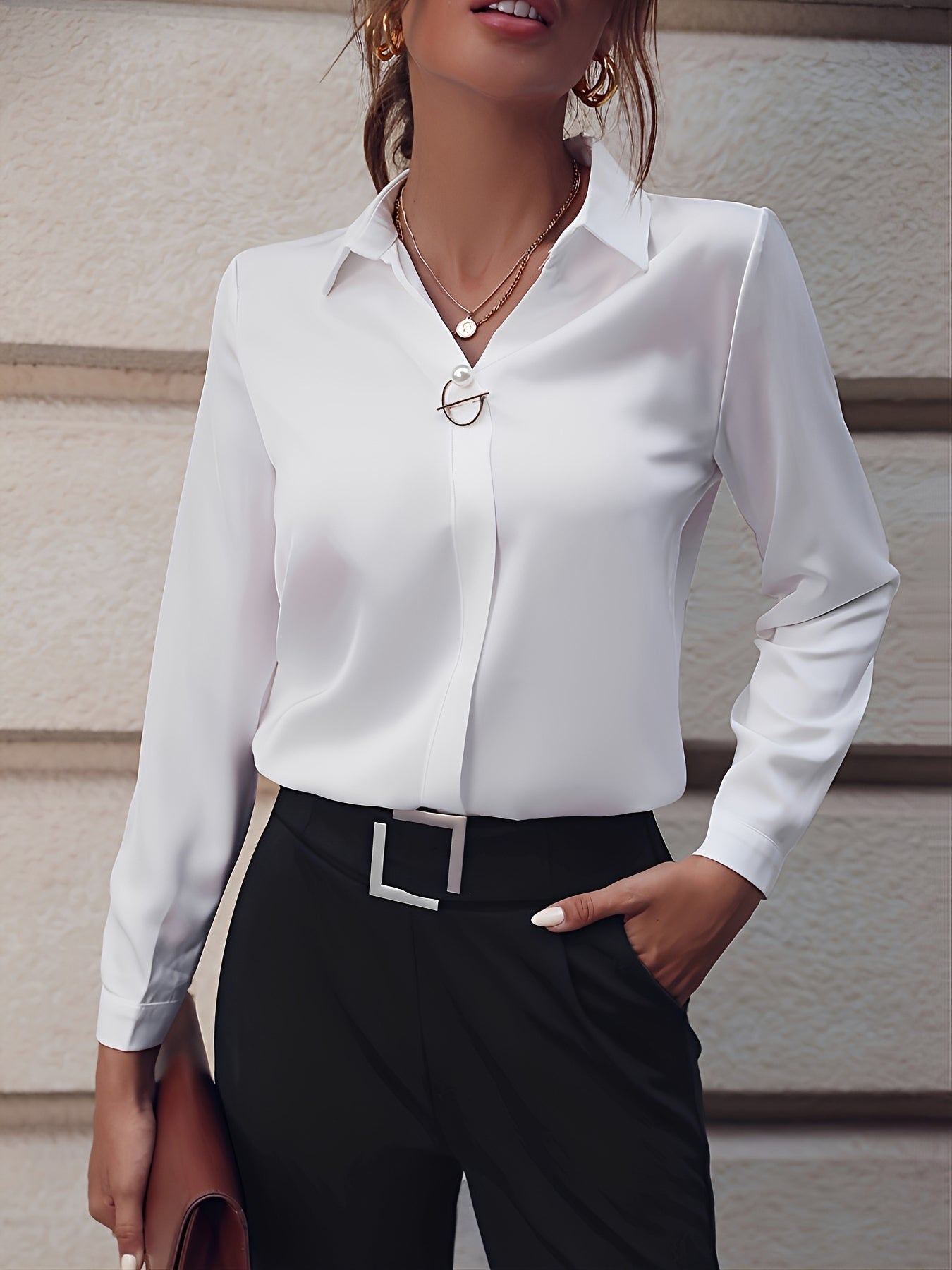 Erica - Elegantes Langarmhemd