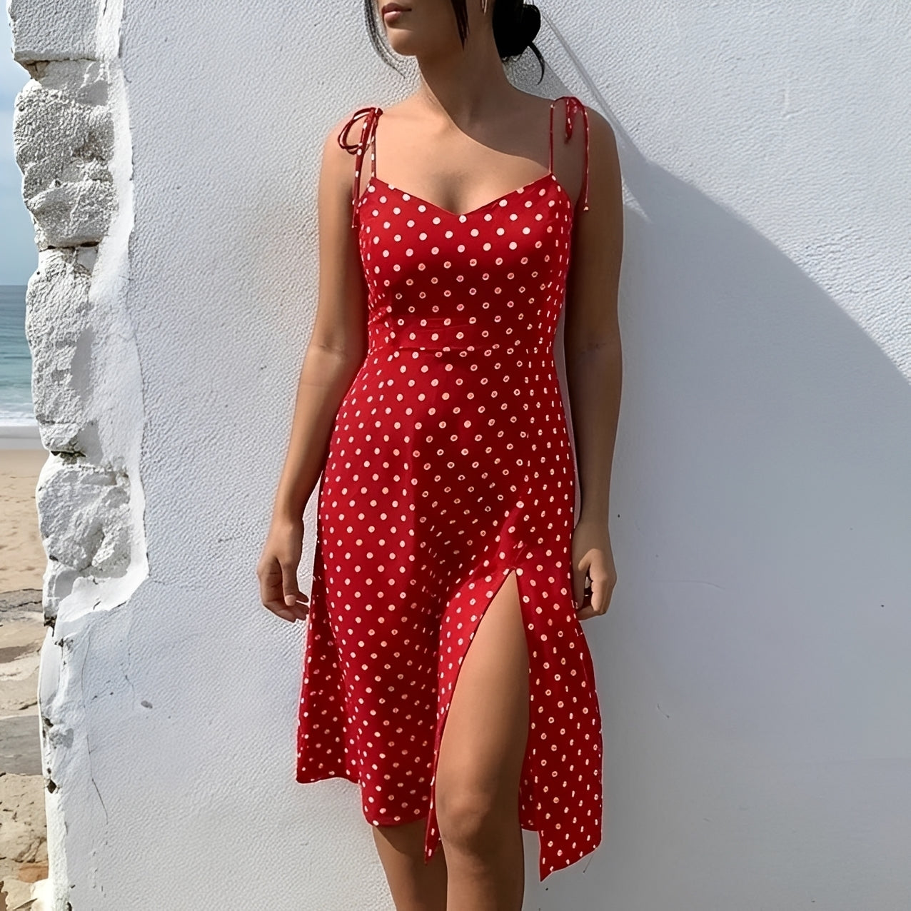 Ryley - Elegantes Midikleid mit Punkten