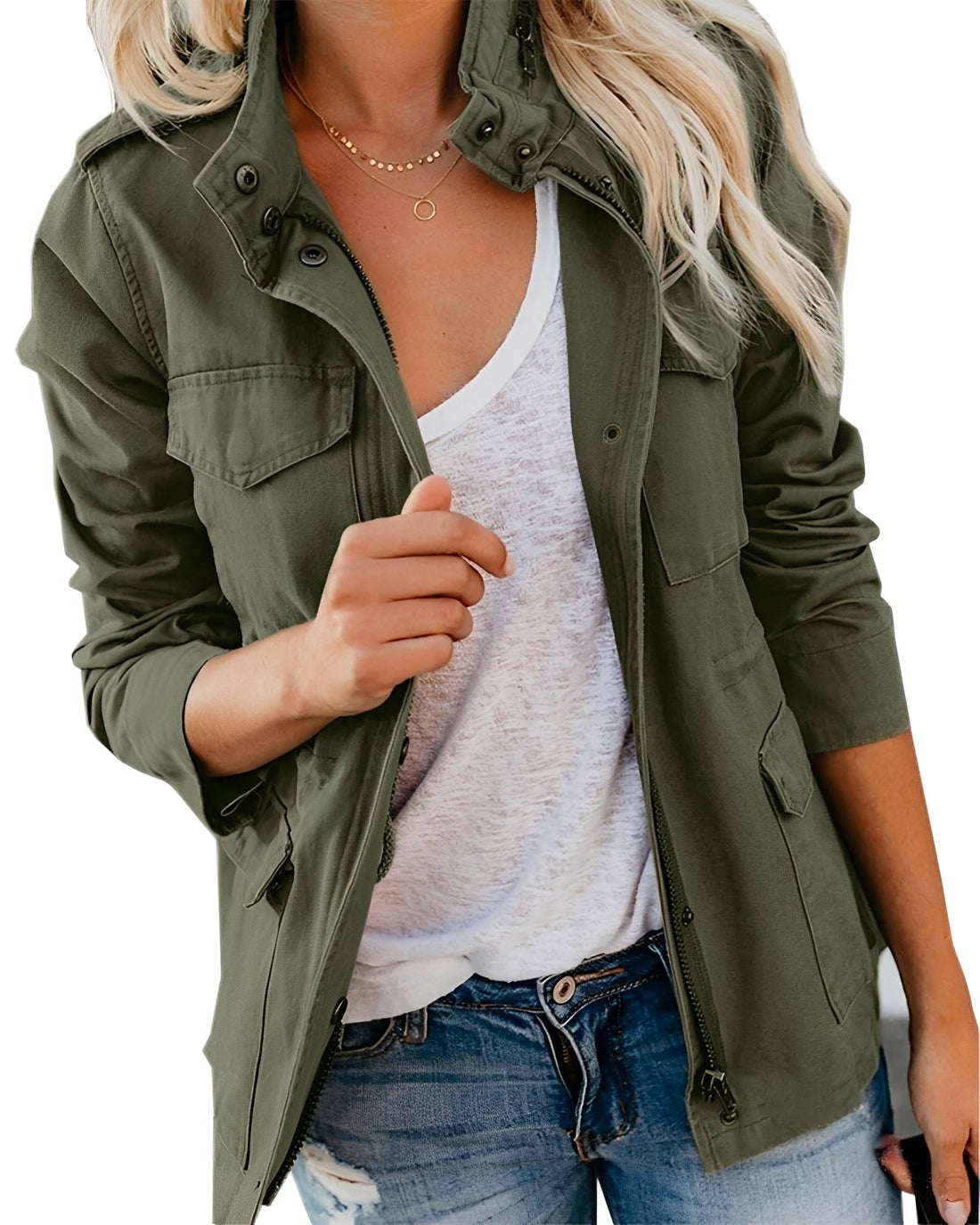 Elodie - Modische Jacke mit Taschen