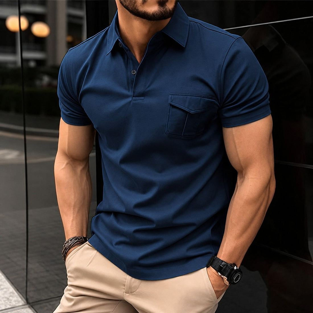 Jayden - Elegantes, figurbetontes Polohemd