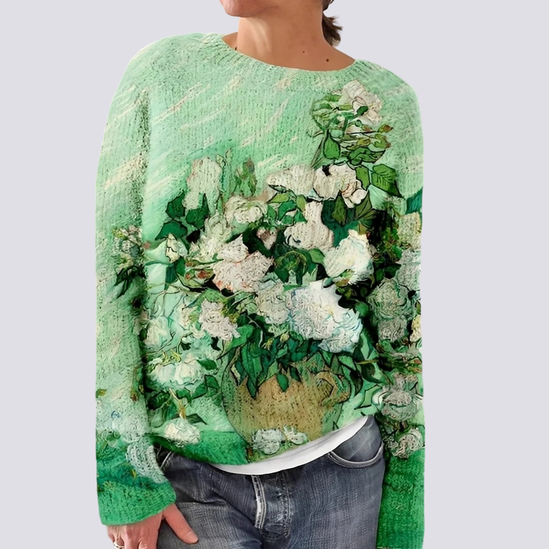 Liliane - Damen-Wollpullover für den Winter