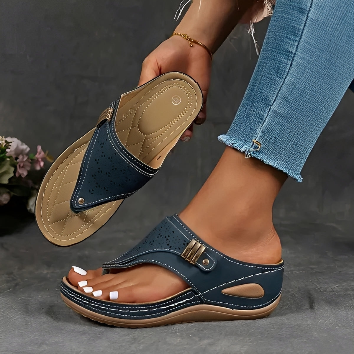 Marcel - Modische Plateau-Sandalen