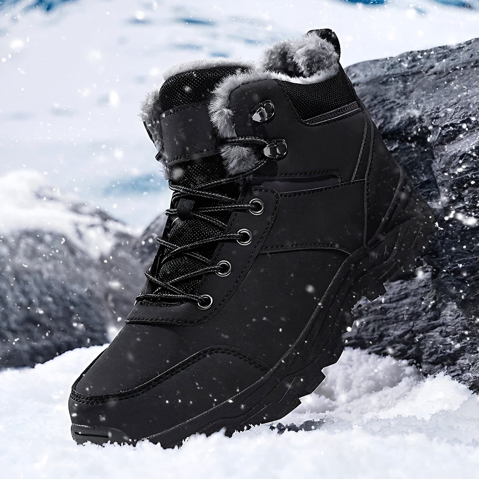 Franklin - Herren-Winterstiefel für draußen, warm
