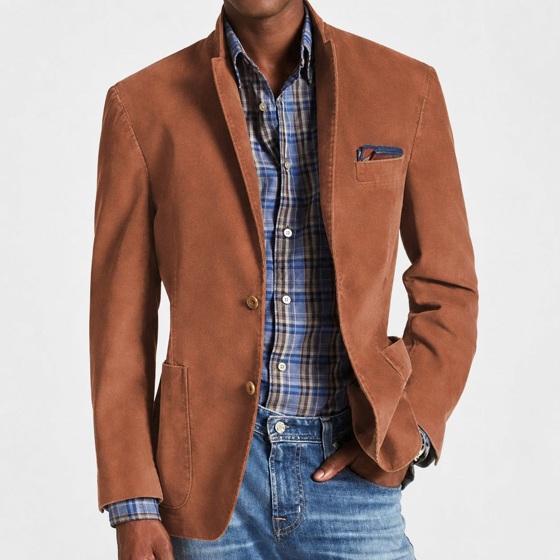 Marco - Einreihiger Blazer im Vintage-Stil