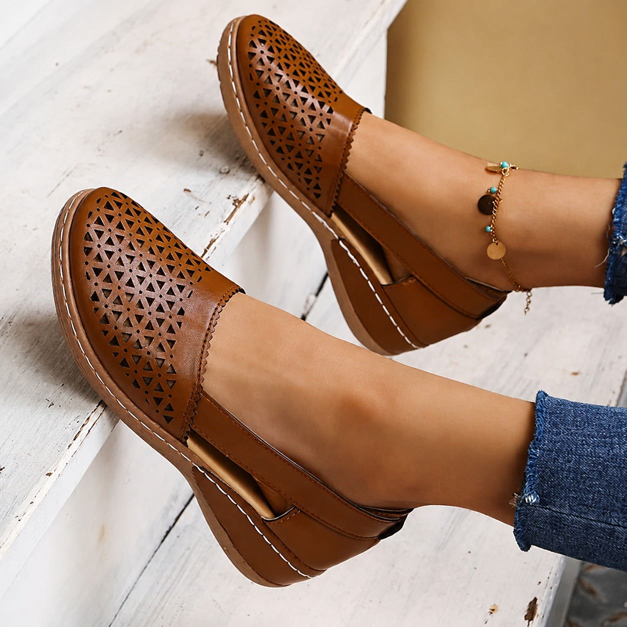 Tegan - Stylische Sandalen mit Muster