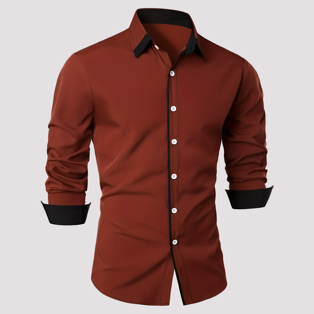 Samuel - Elegantes Langarm-Overshirt für Herren