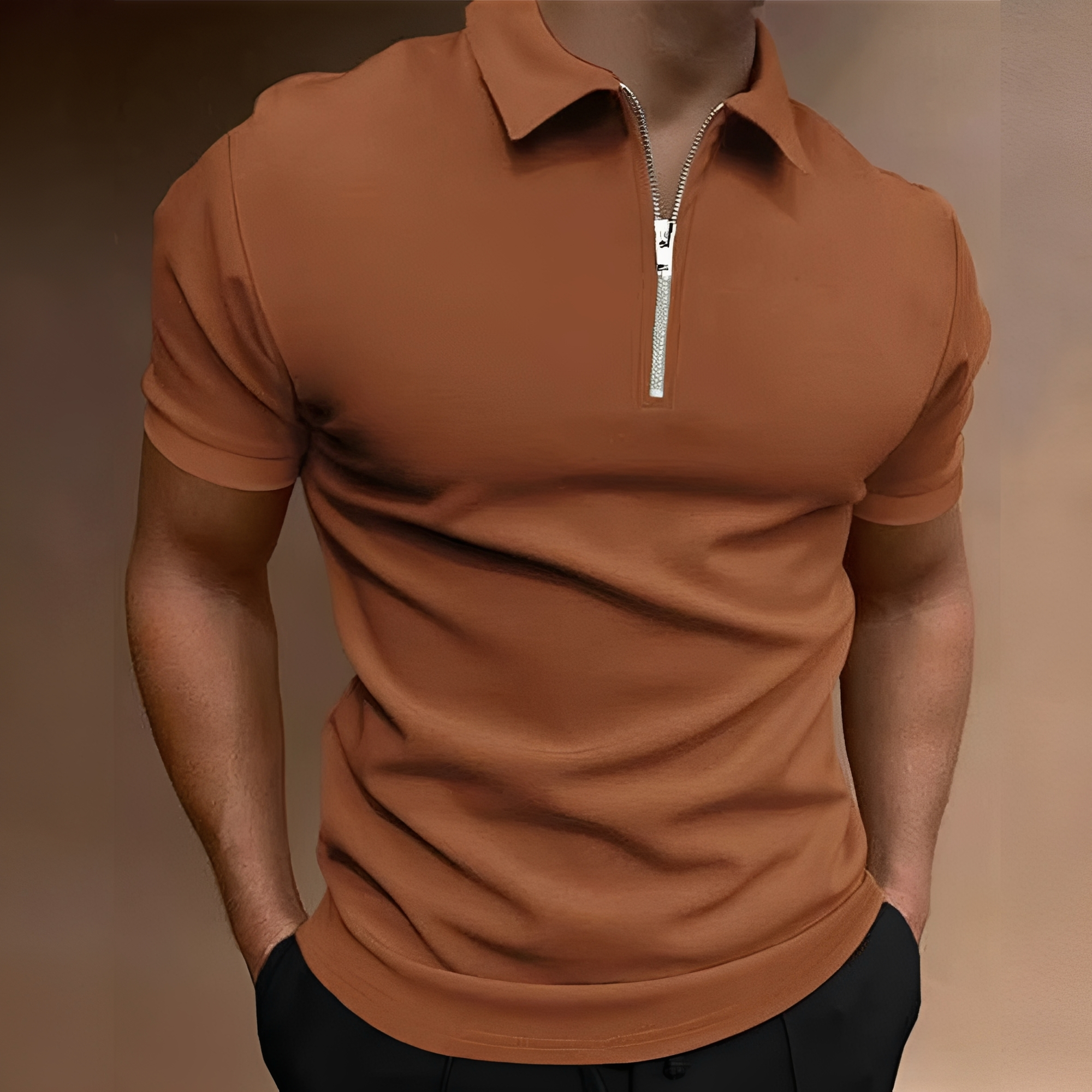 Carlos - Stilvolles Herren-Polohemd mit Zipper