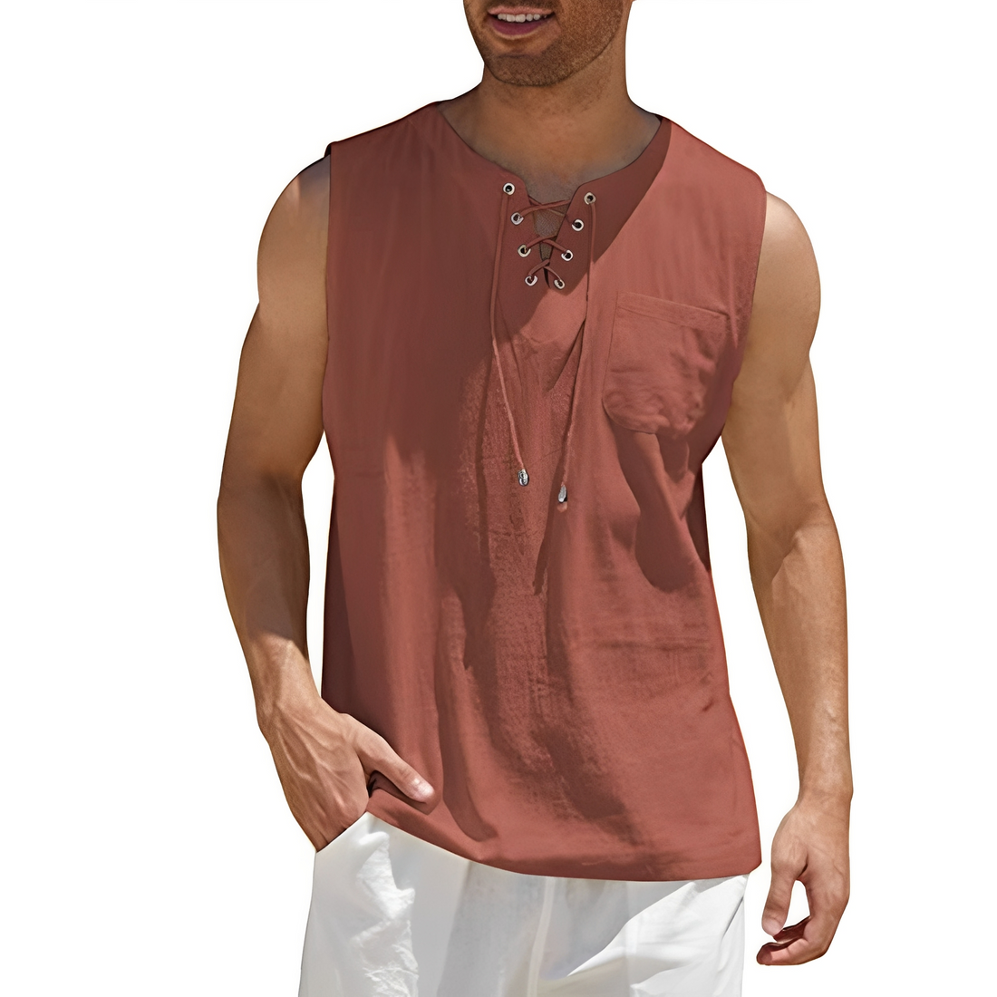 Alexia - Komfortables Herren-Tanktop ohne Ärmel