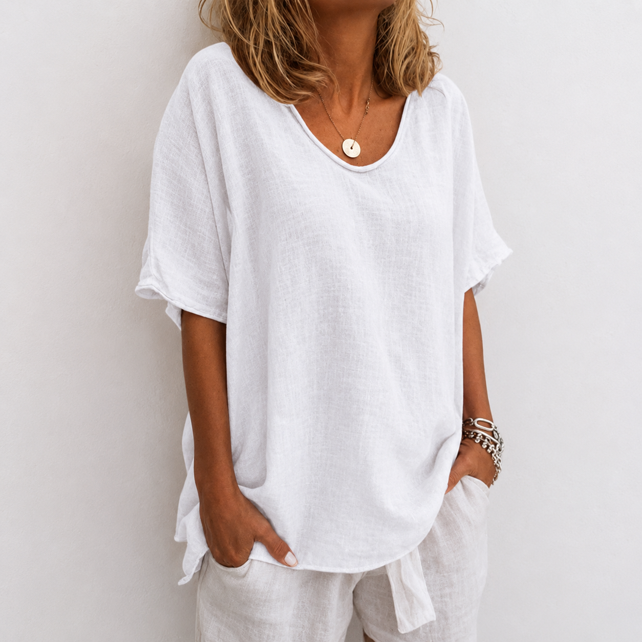 Joanne - Bequem geschnittene Damenbluse