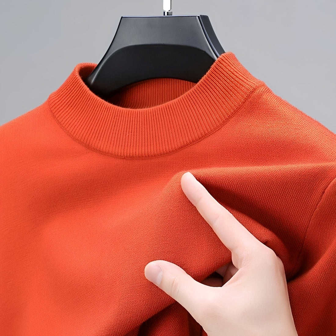 Giorgio - Komfortabler Herrenpullover mit flexiblem Saum