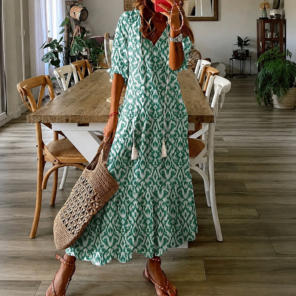 Claidel - Faszinierendes Kleid im Bohème-Stil