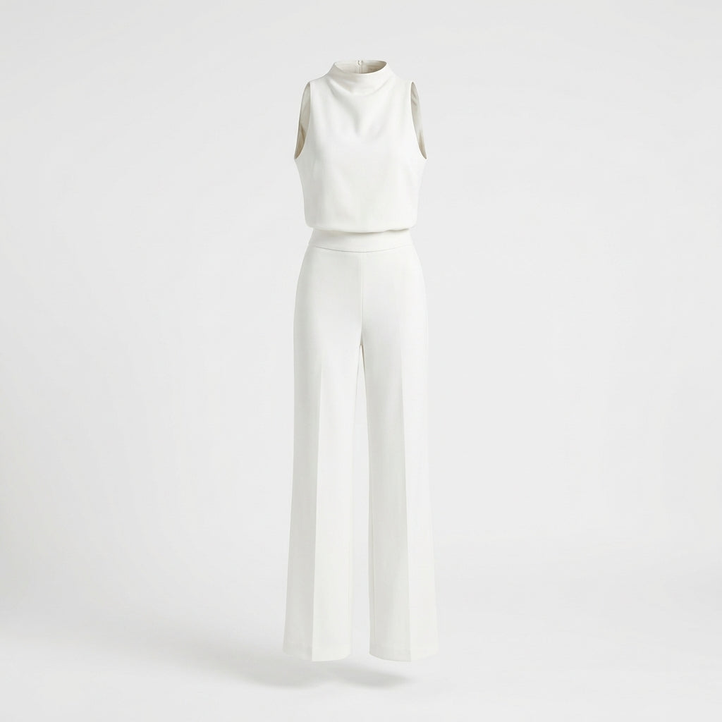 Almerra - Ärmelloser Jumpsuit mit weitem Bein für Damen