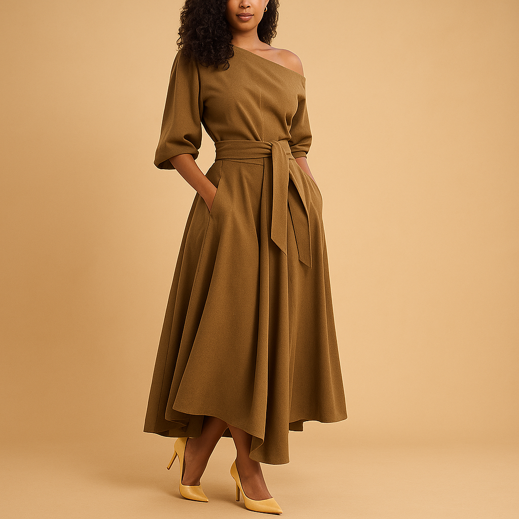 Ariana – Elegantes Kleid mit betonter Taille