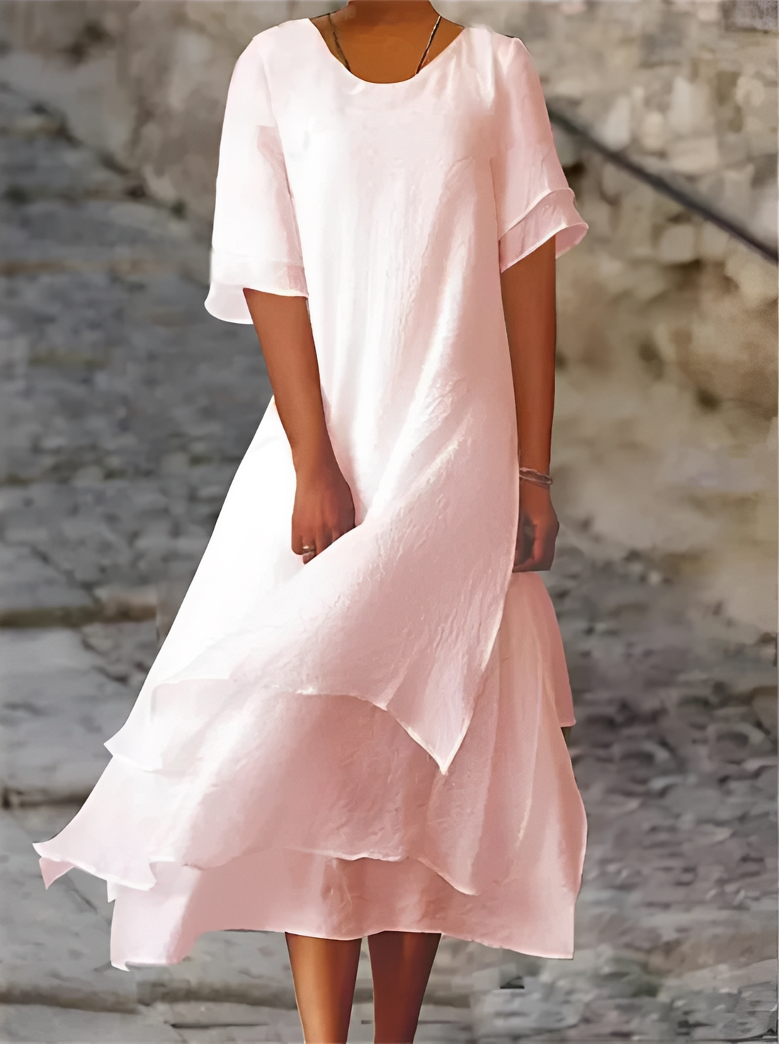 Tianna - Bequemes, lässiges Damen-Maxikleid