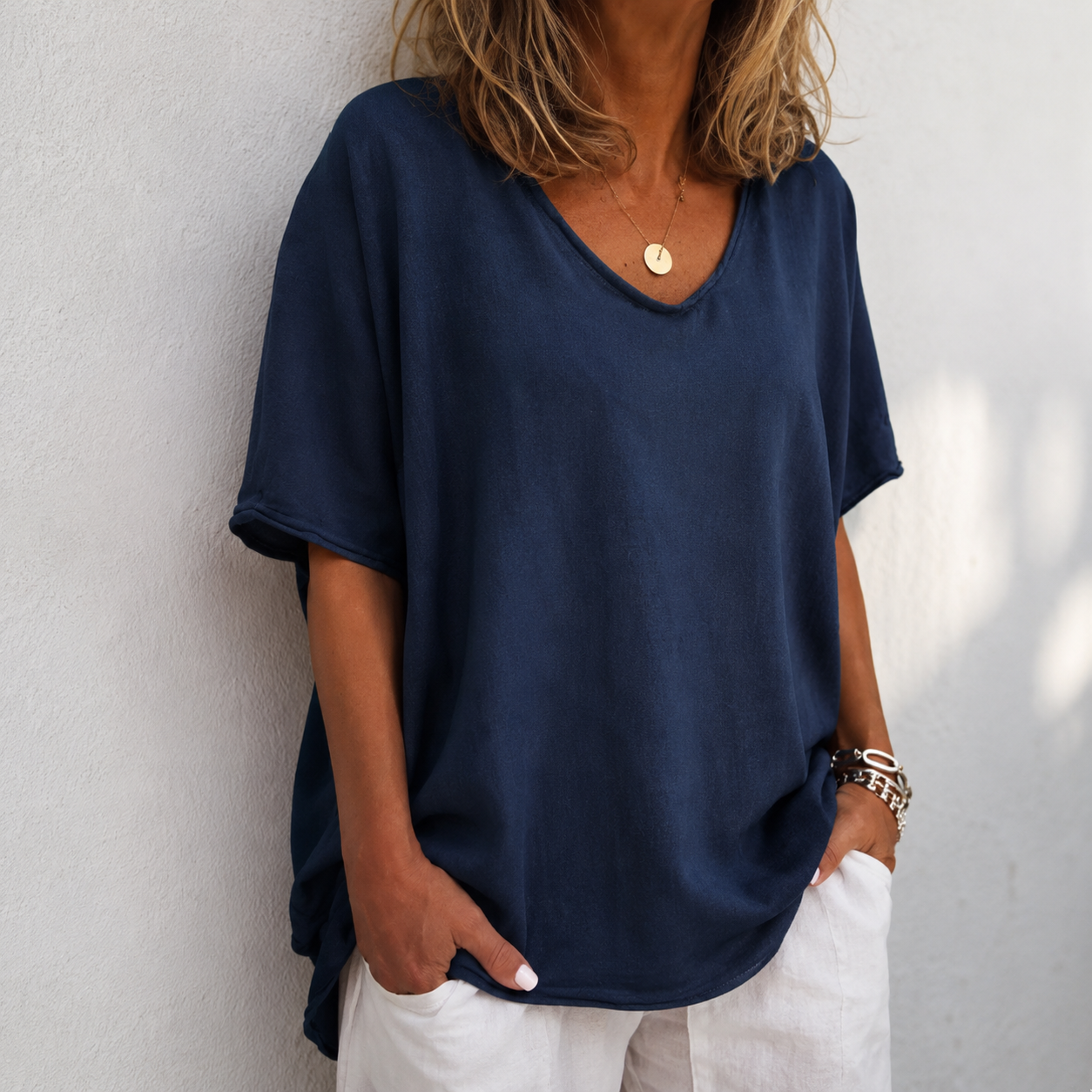 Joanne - Bequem geschnittene Damenbluse