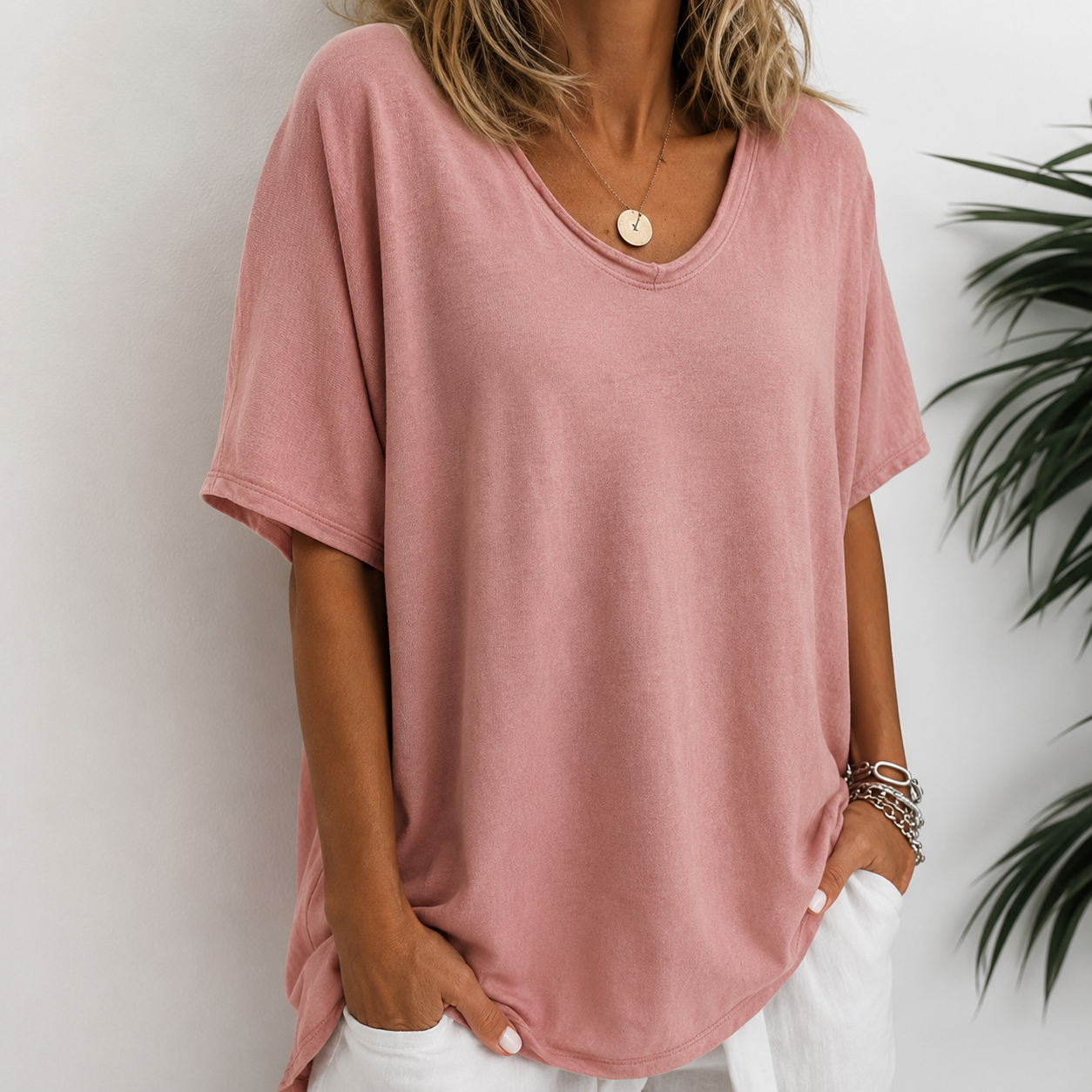 Joanne - Bequem geschnittene Damenbluse