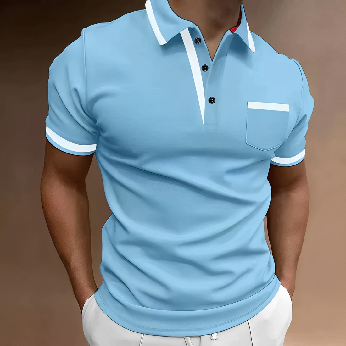 Geover - Herren-Poloshirt mit kurzen Ärmeln für Bequemlichkeit